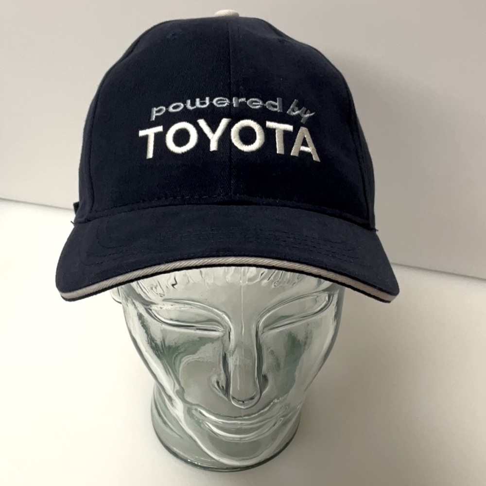 TOYOTA Baseball Hat Unisex Adjustable - “Powered by Toyota” Navy Blue NWOT